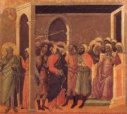 Duccio di Buoninsegna The third verloochening of Christ oil